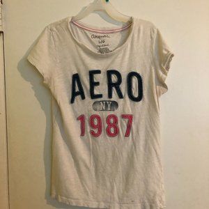 white Aero t-shirt 100% cotton